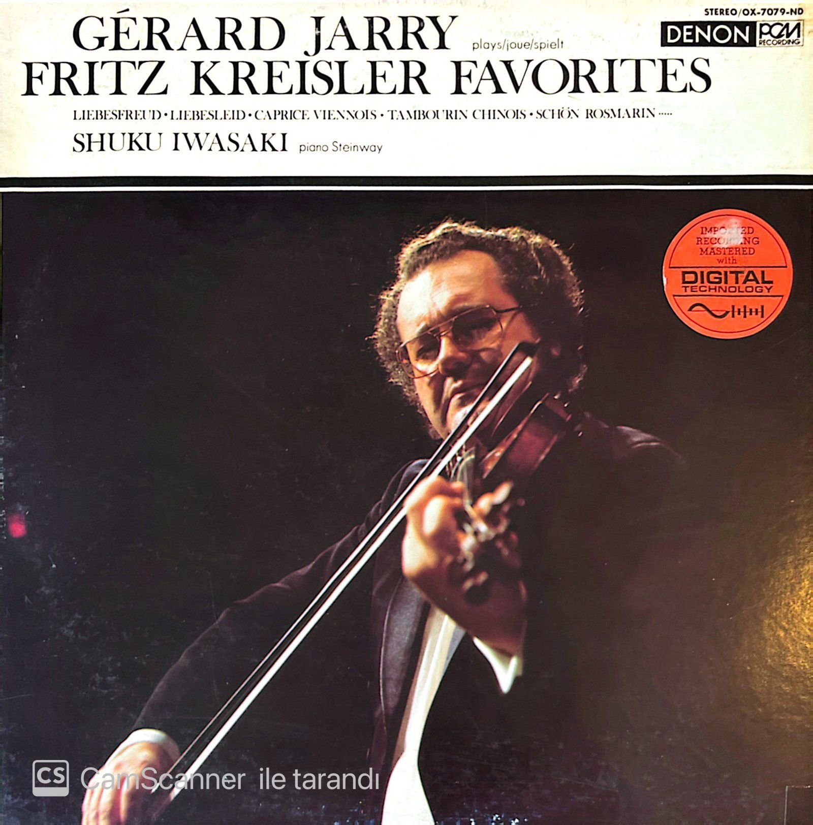 Gerard Jarry, Fritz Kreisler Favorites LP