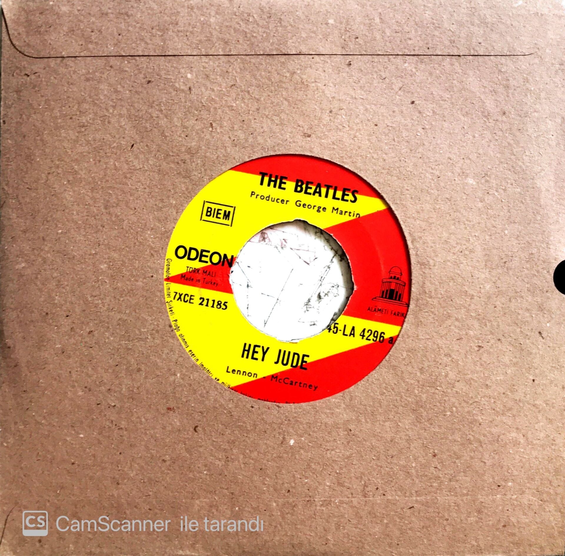 The Beatles - Revolution/Hey Jude - 45'lik