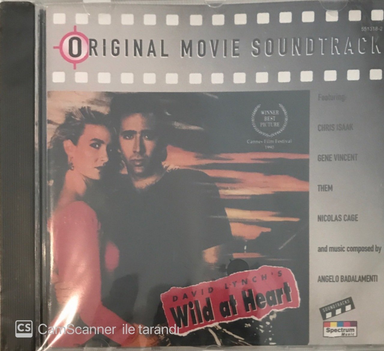 David Lynch's Wild At Heart Original Motion Picture Soundtrack CD