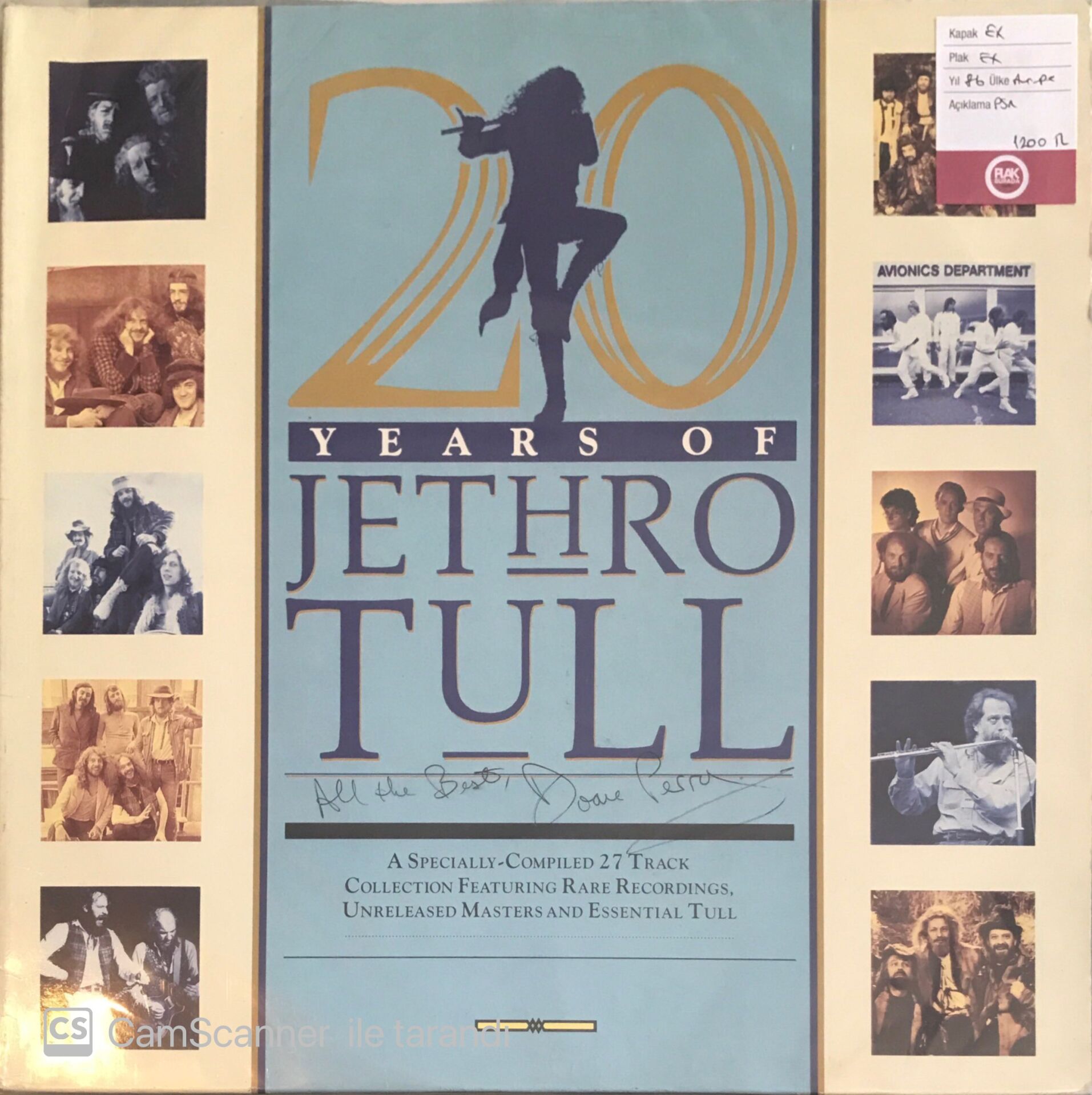 Jethro Tull - 20 Years Of Jethro Tull Double LP