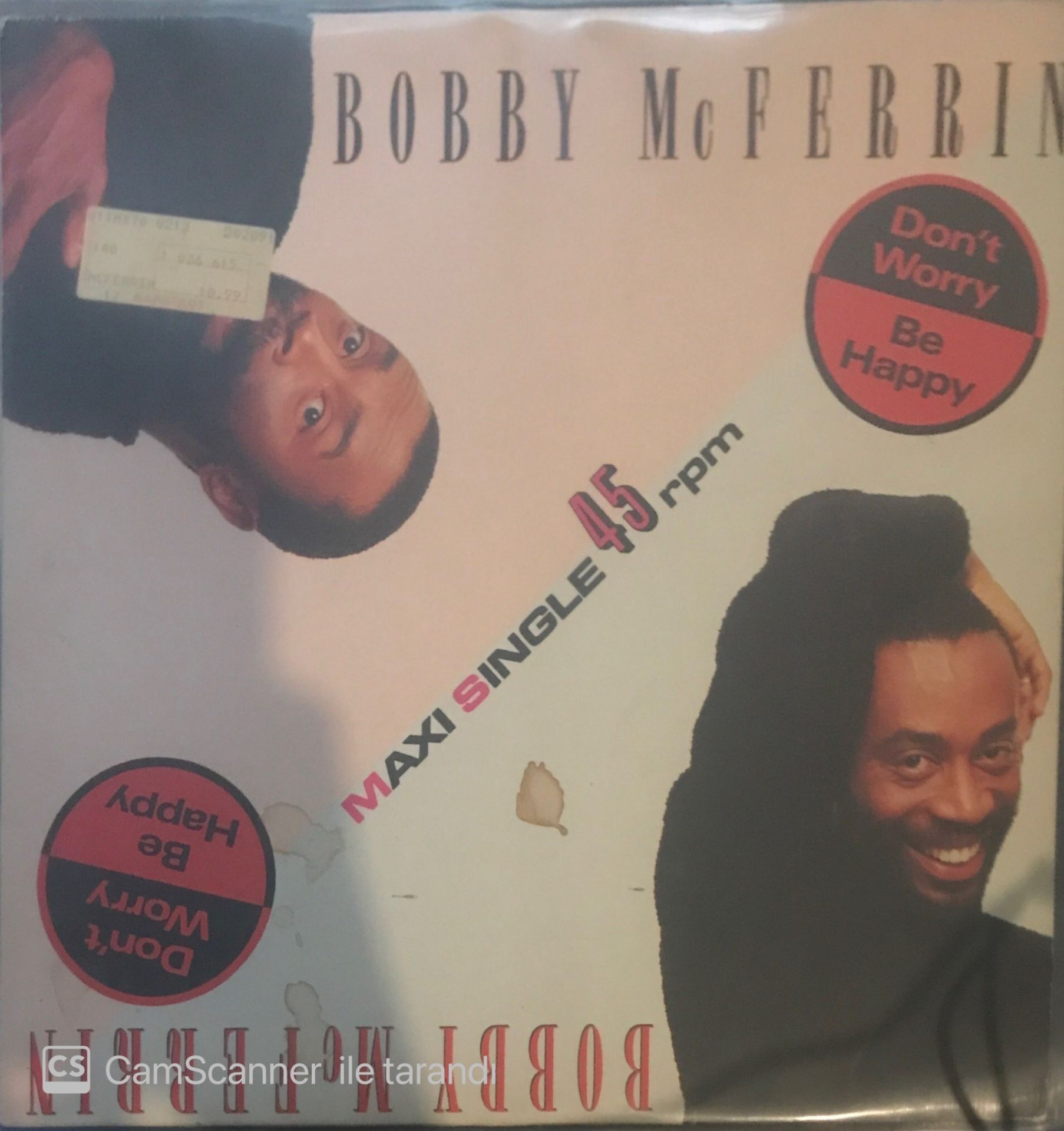 Bobby McFerrin Don't Worry Be Happy MAXİ