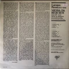 Lorenzo Perosi - Messa Da Requiem LP