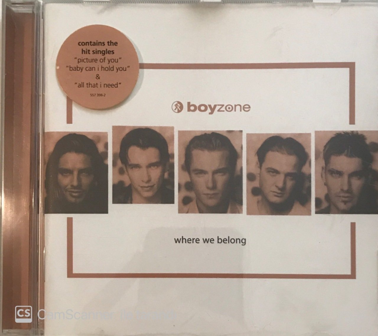 Boyzone Where We Belong CD