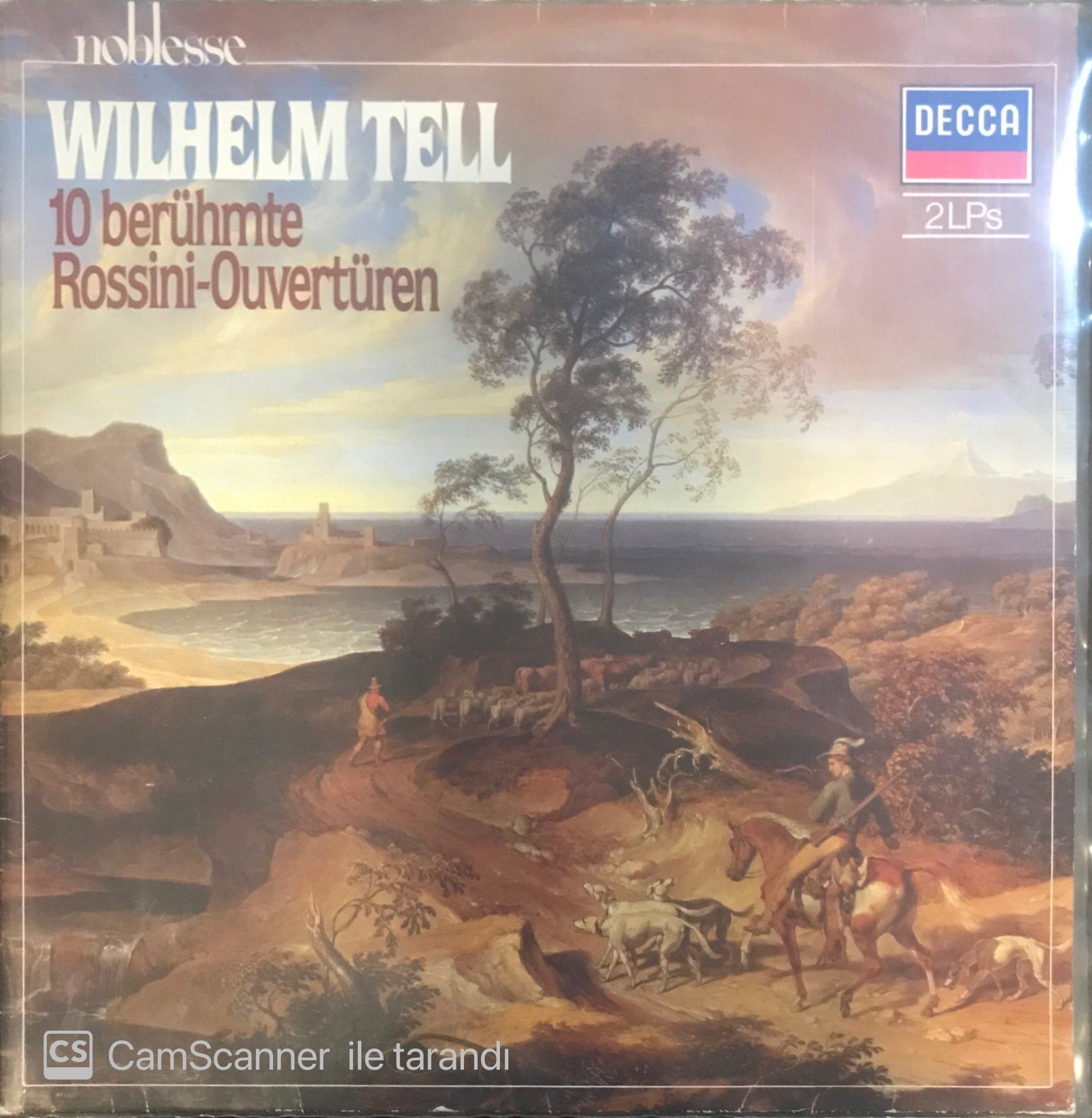 Wilhelm Tell 10 berüthmte Rossini Ouvertürebn Double LP