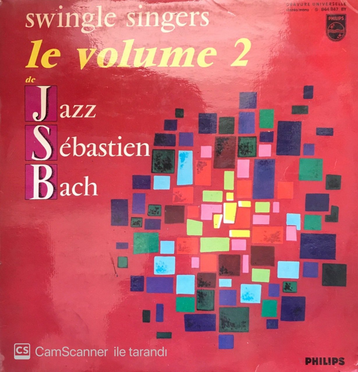 Swingle Singers Le Volume 2 Jazz Sebastien Bach LP