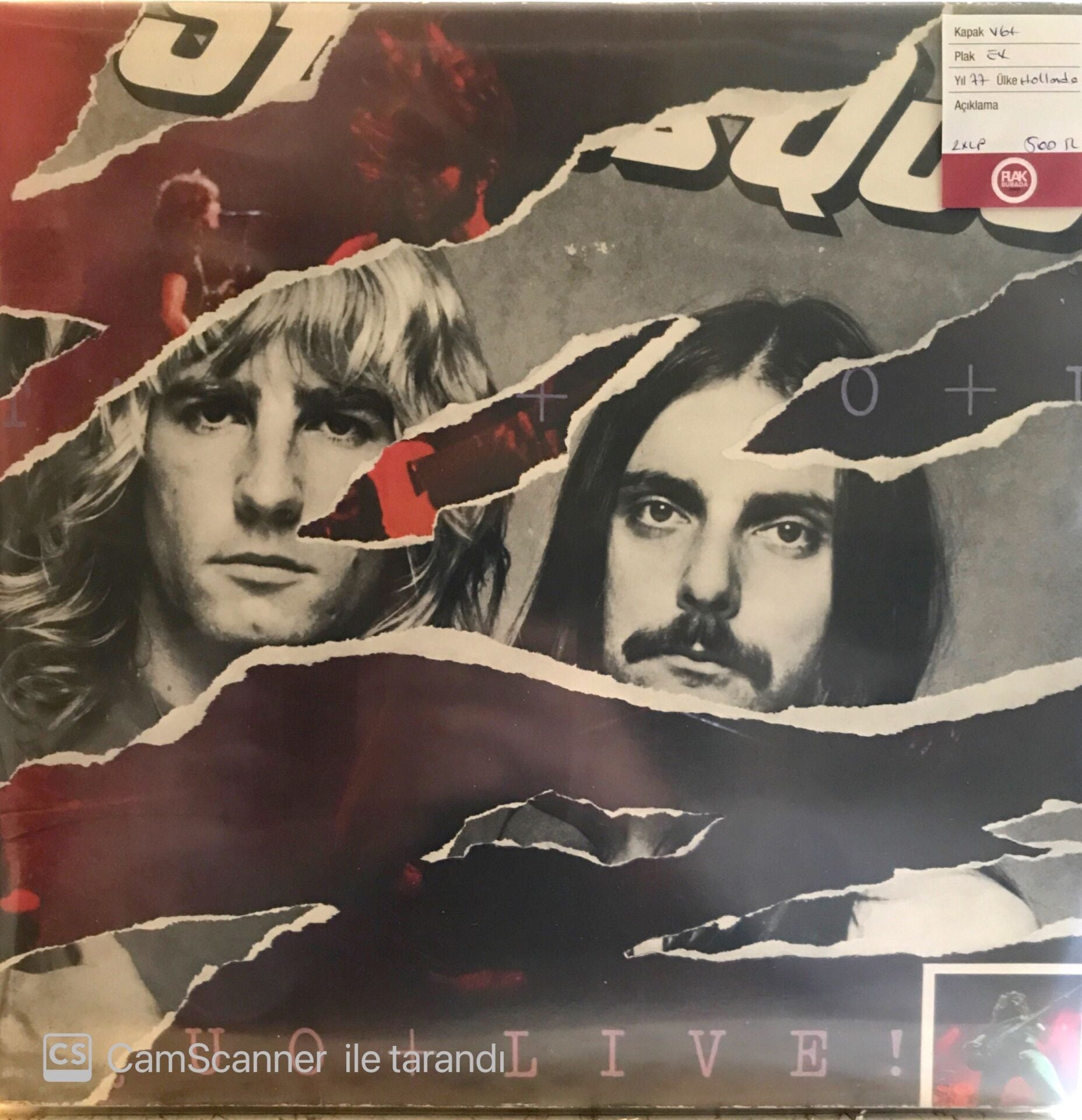 Status Quo Duo + Live! (Double LP) LP