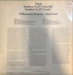 Haydn Symphony No. 103 ''Drum Roll' LP