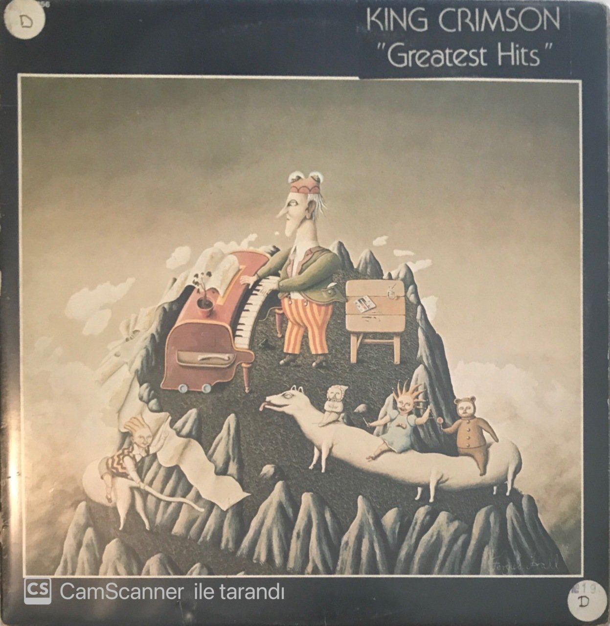 King Crimson Greatest Hits Double LP