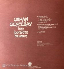 Orhan Gencebay - Ben Topraktan Bir Canım LP