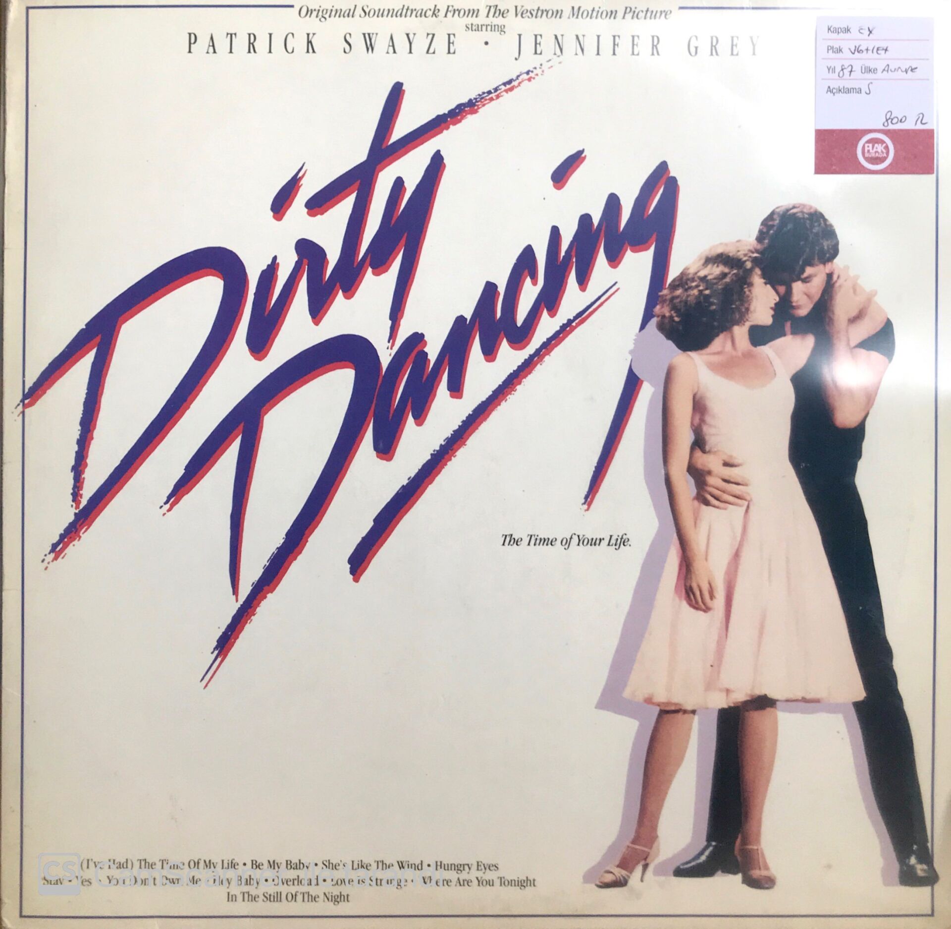 Original Soundtrack From ''Dirty Dancing'' LP