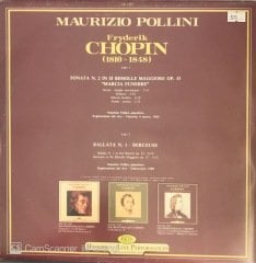 Maurizio Pollini Chopin Sonata N. 2 Si Bemolle Maggiore Op.35 LP
