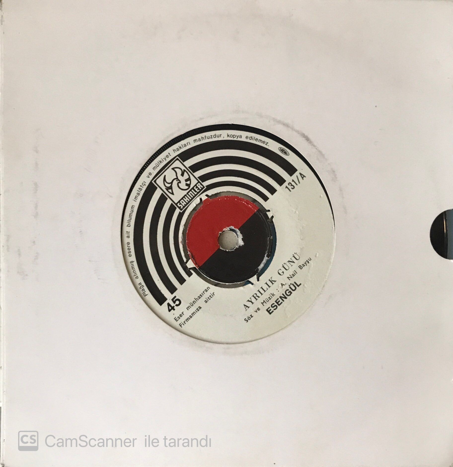 Esengül - Ayrılık Günü 45lik