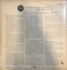 Oistrakh Munch Boston Symphony LP