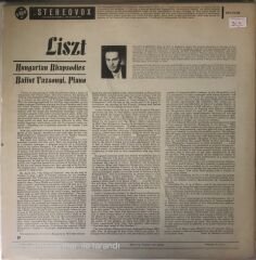 Liszt - Balint Vazsonyi - Hungarian Rhapsodies LP