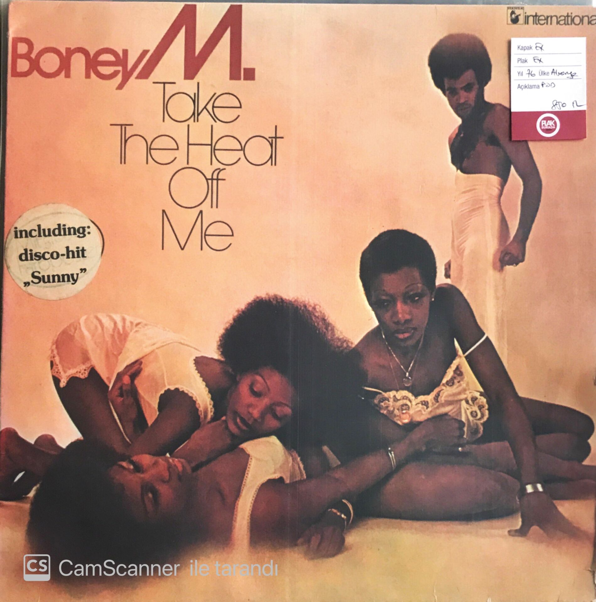 Boney M. Take The Heat Off Me LP