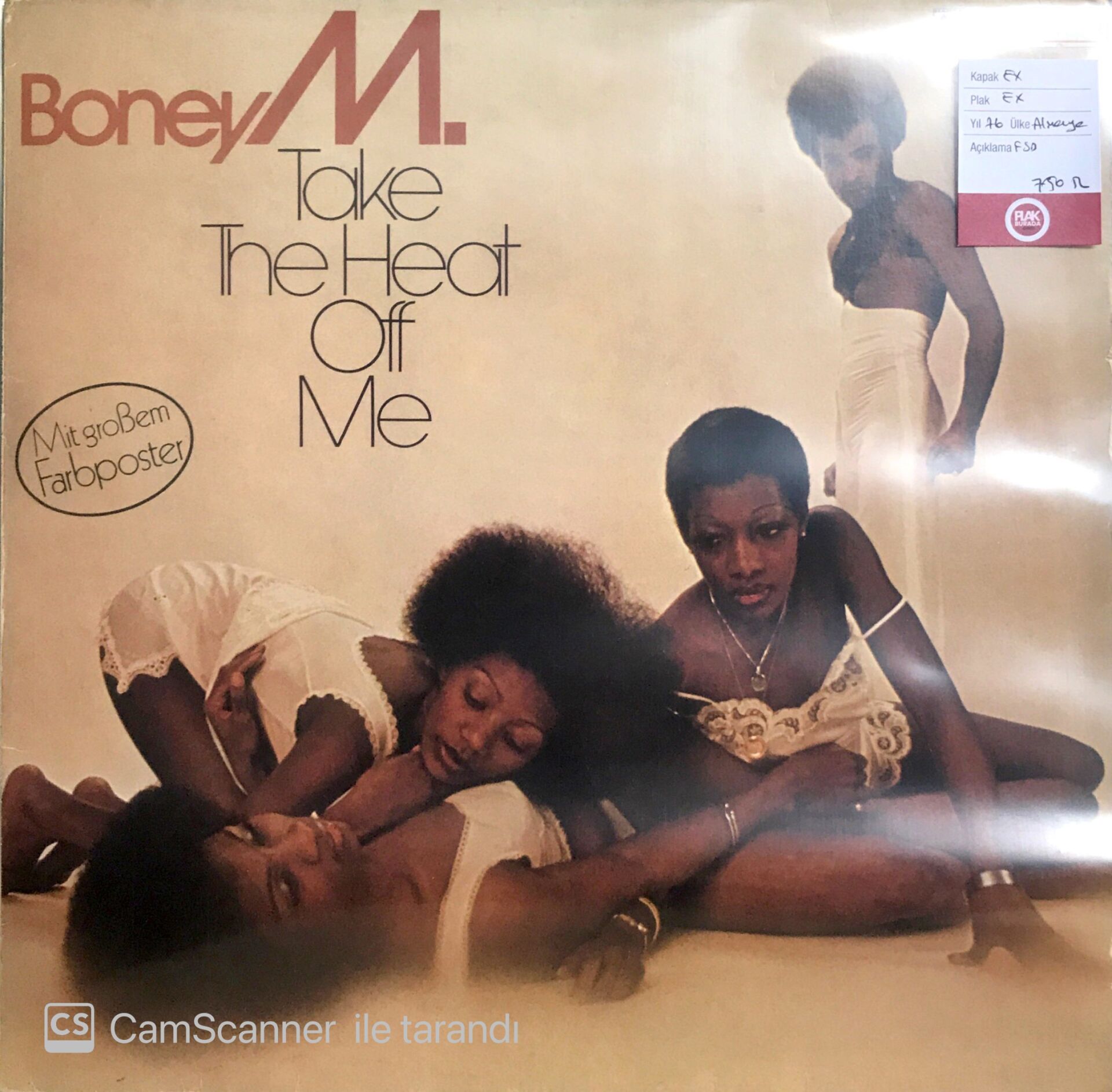 Boney M. Take The Heat Off Me LP