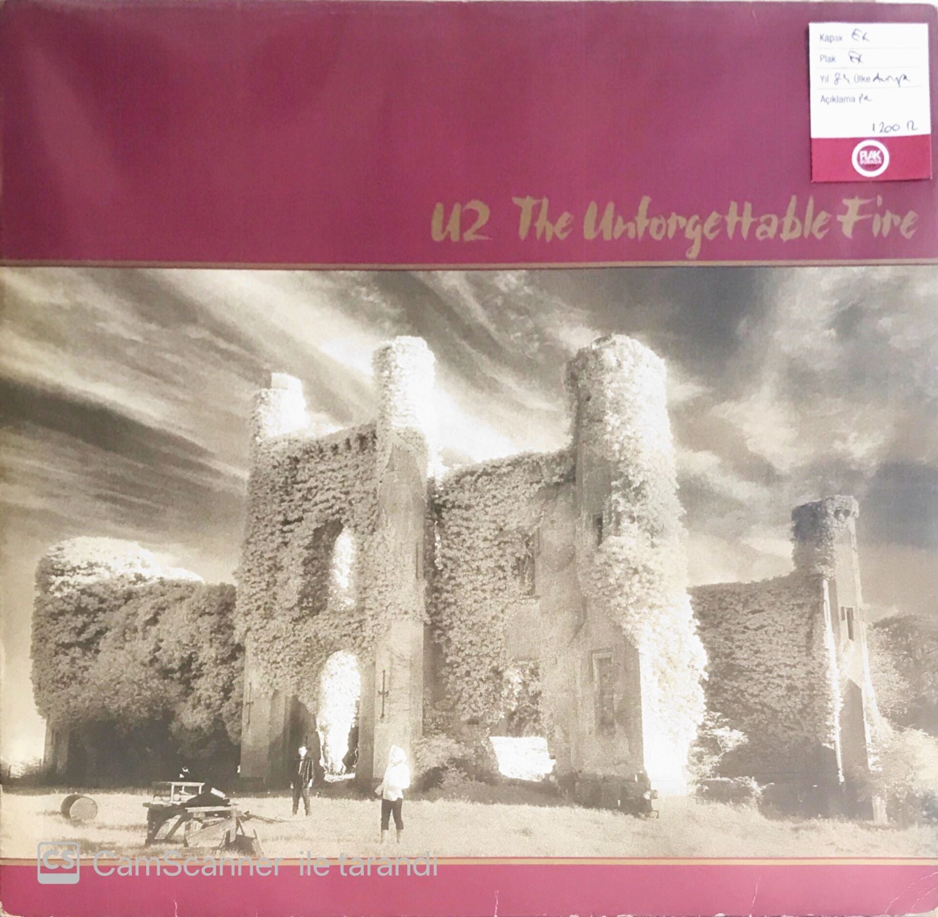 U2 - The Unforgettable Fire - LP