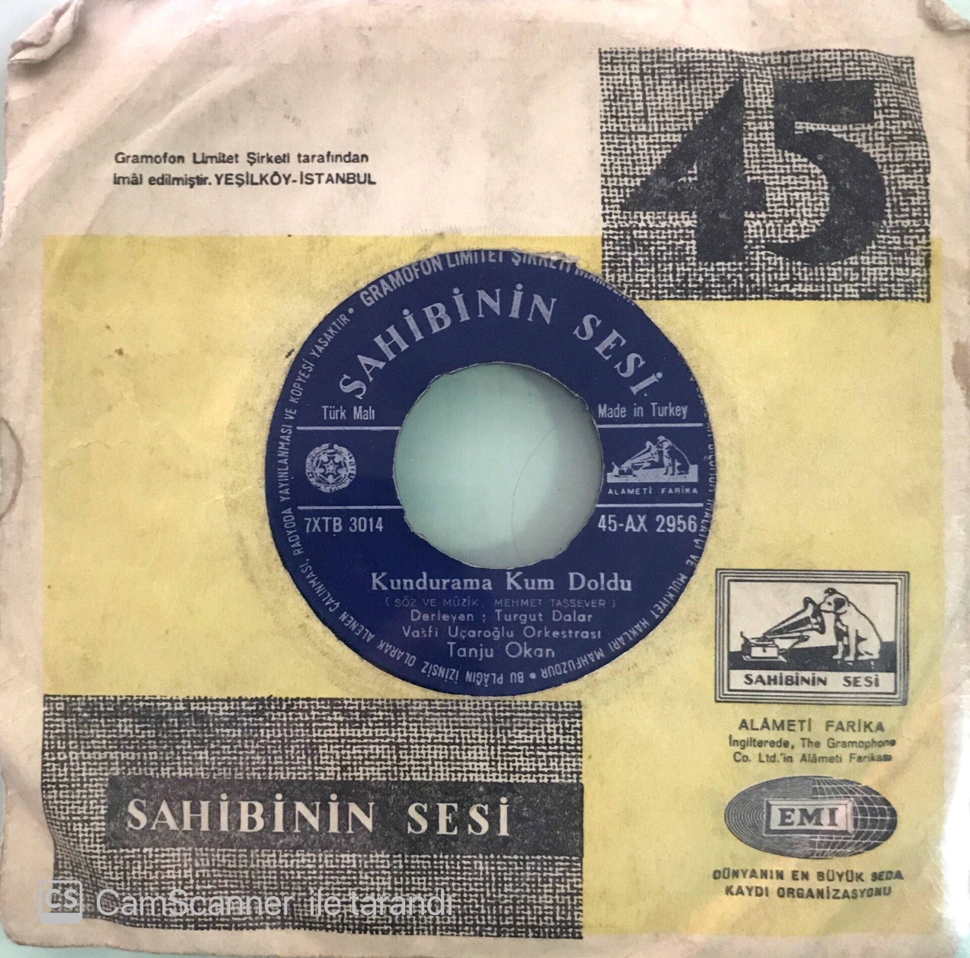 Tanju Okan - Kundurama Kum Doldu 45lik