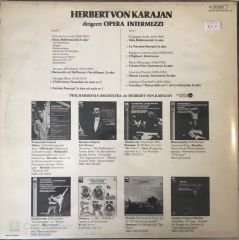 Herbert Von Karajan - Dirigeert Opera Intermezzi LP