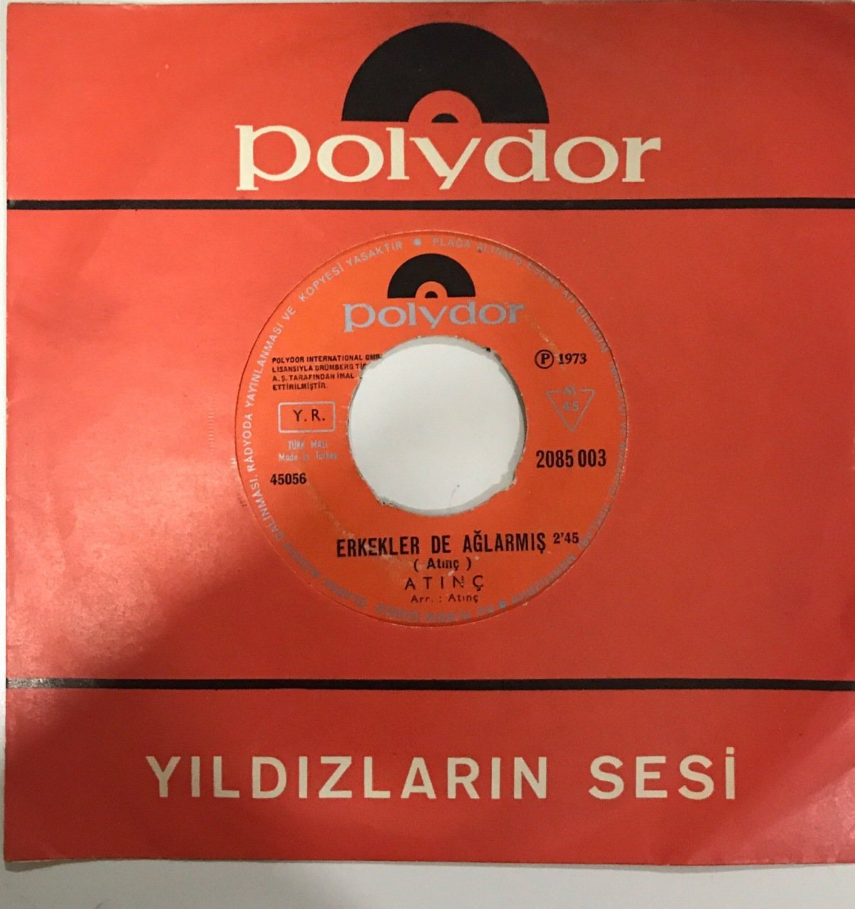 Atınç Erkekler De Ağlarmış 45lik