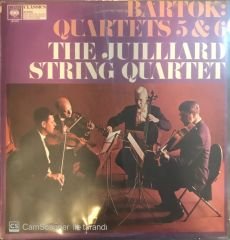 Bartok: Quartets 5&6 The Juillard String Quartet LP LP