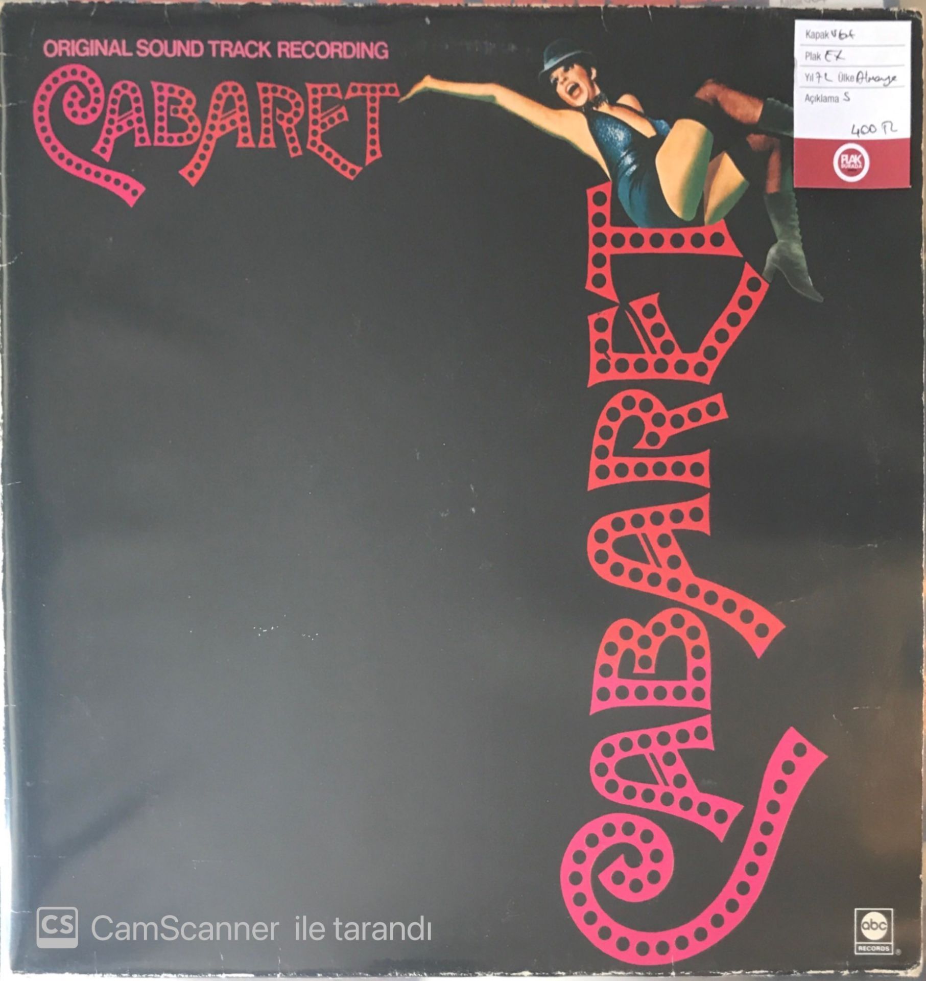 Life Is A Cabaret The Original Soundtrack LP
