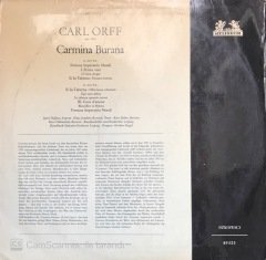 Carl Orff Carmina Burana LP