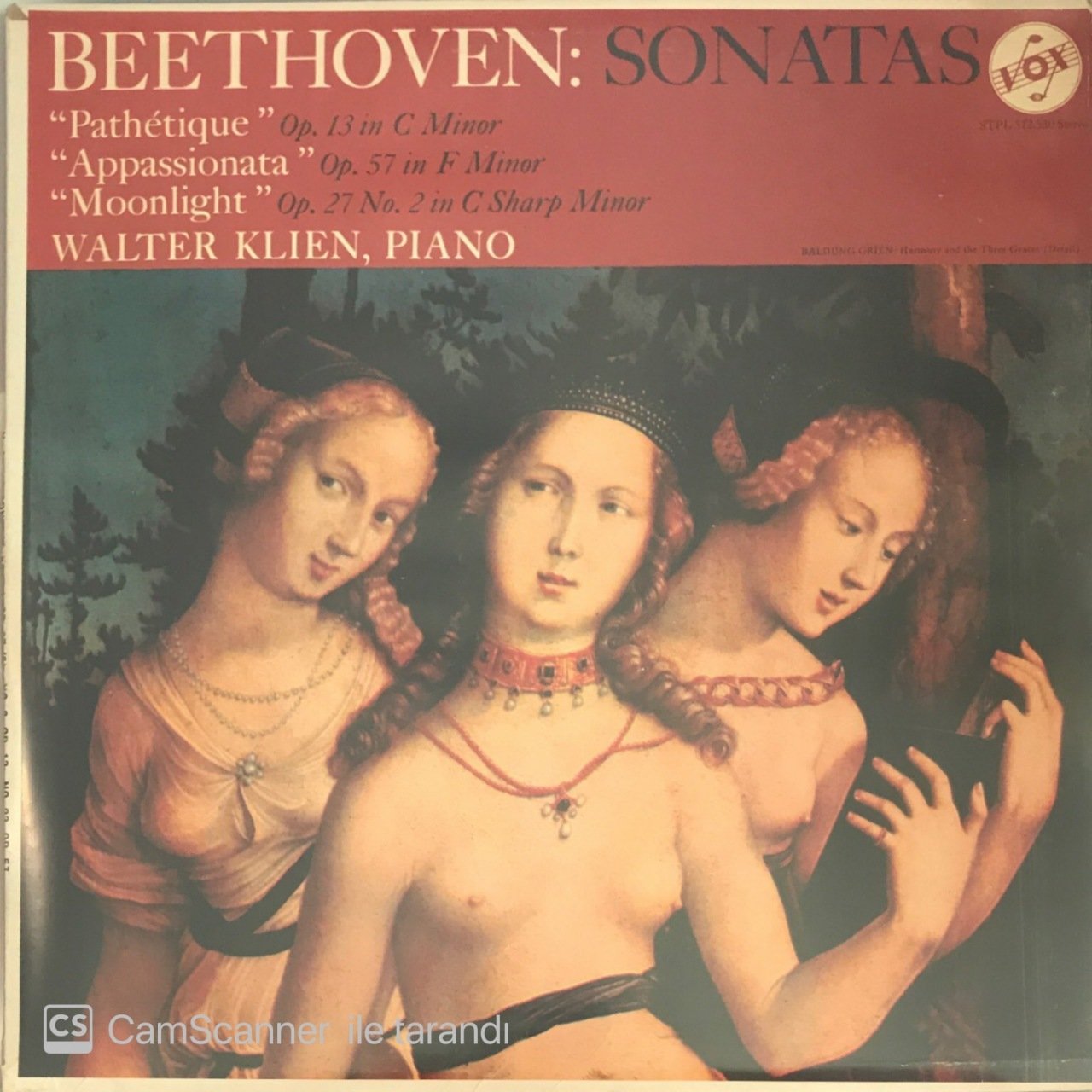 Beethoven Piano Sonatas LP