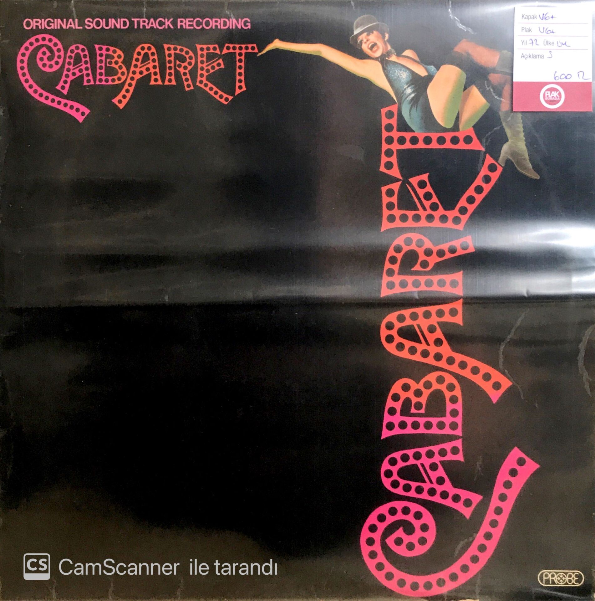 Cabaret The Original Soundtrack LP
