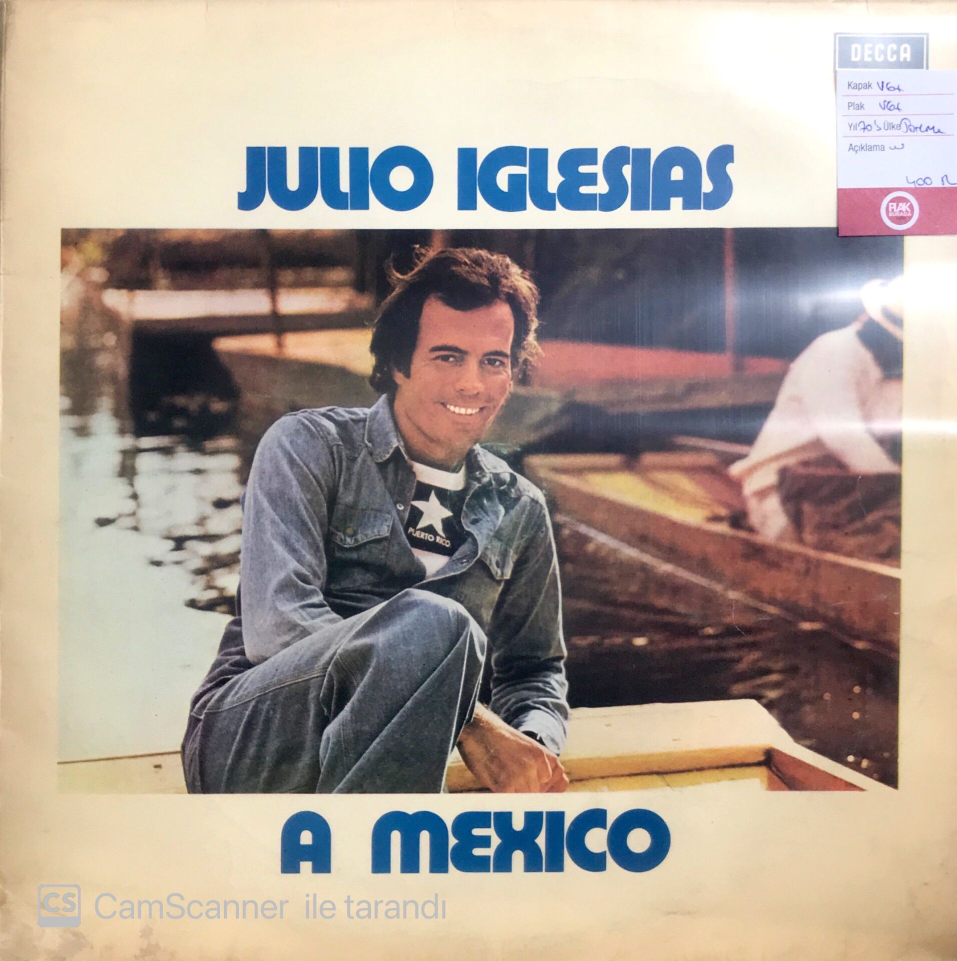 Julio Iglesias / A Mexico LP