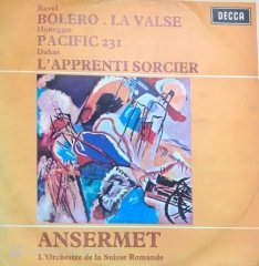Bolero & La Valse Pacific 231 Ansermet LP