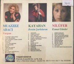 Muazzez Abacı Vurgun - Kayahan Benim Şarkılarım - Nilüfer Esmer Günler CD
