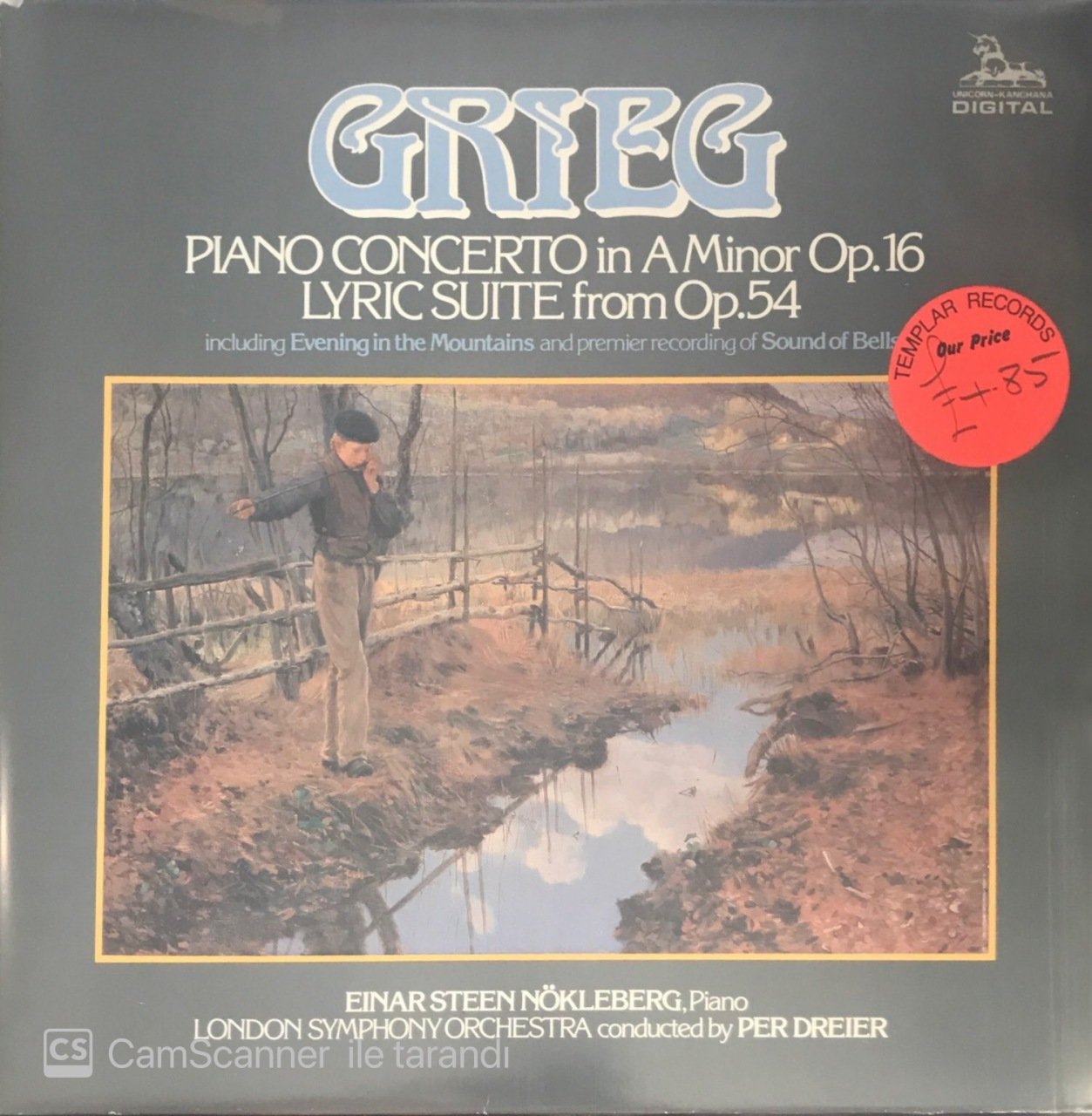 Grieg Piano Concerto In A Minor Op.16 Lyric Suite From Op. 54 LP