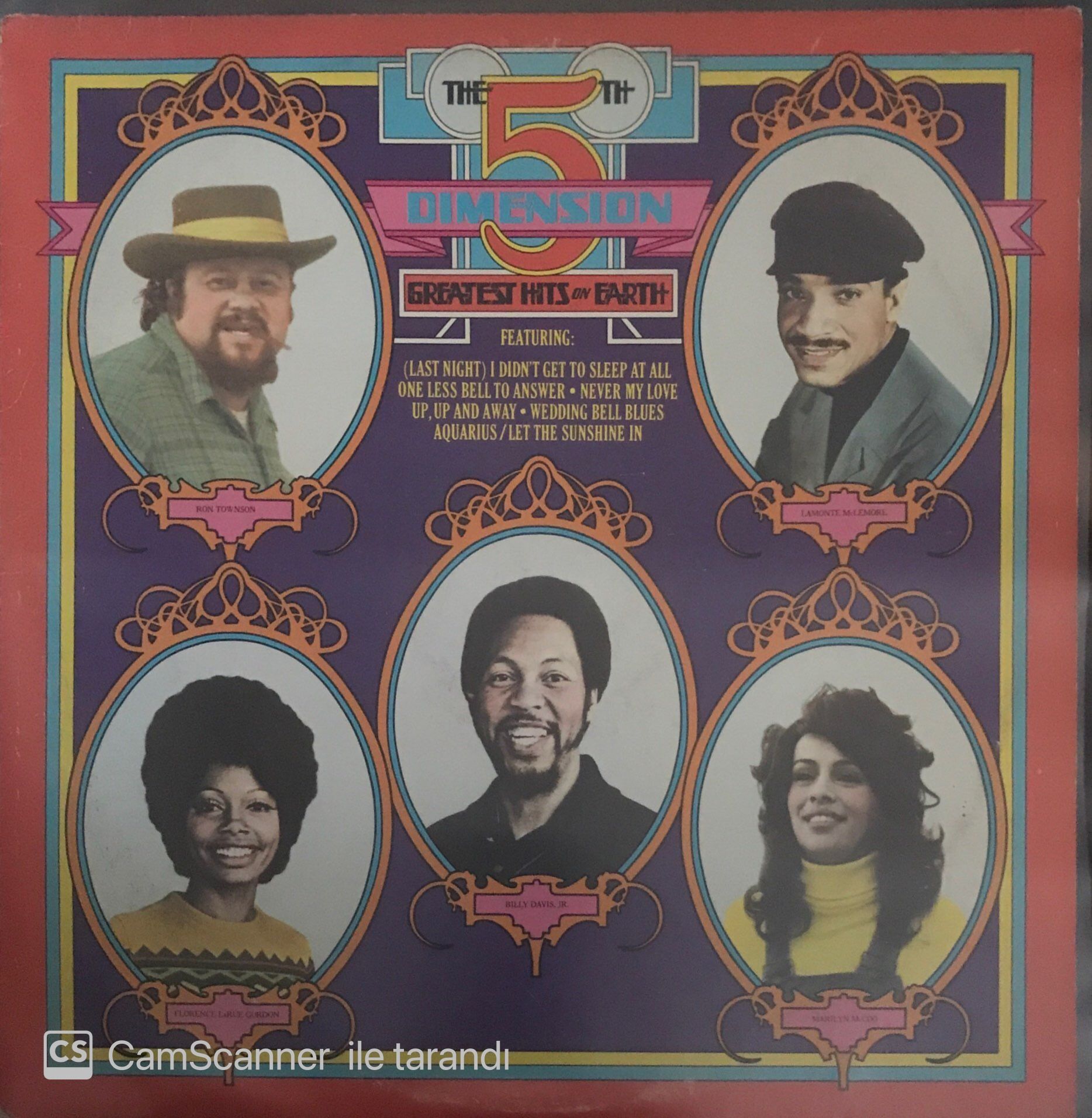The 5th Dimension Greatest Hits On Earth LP