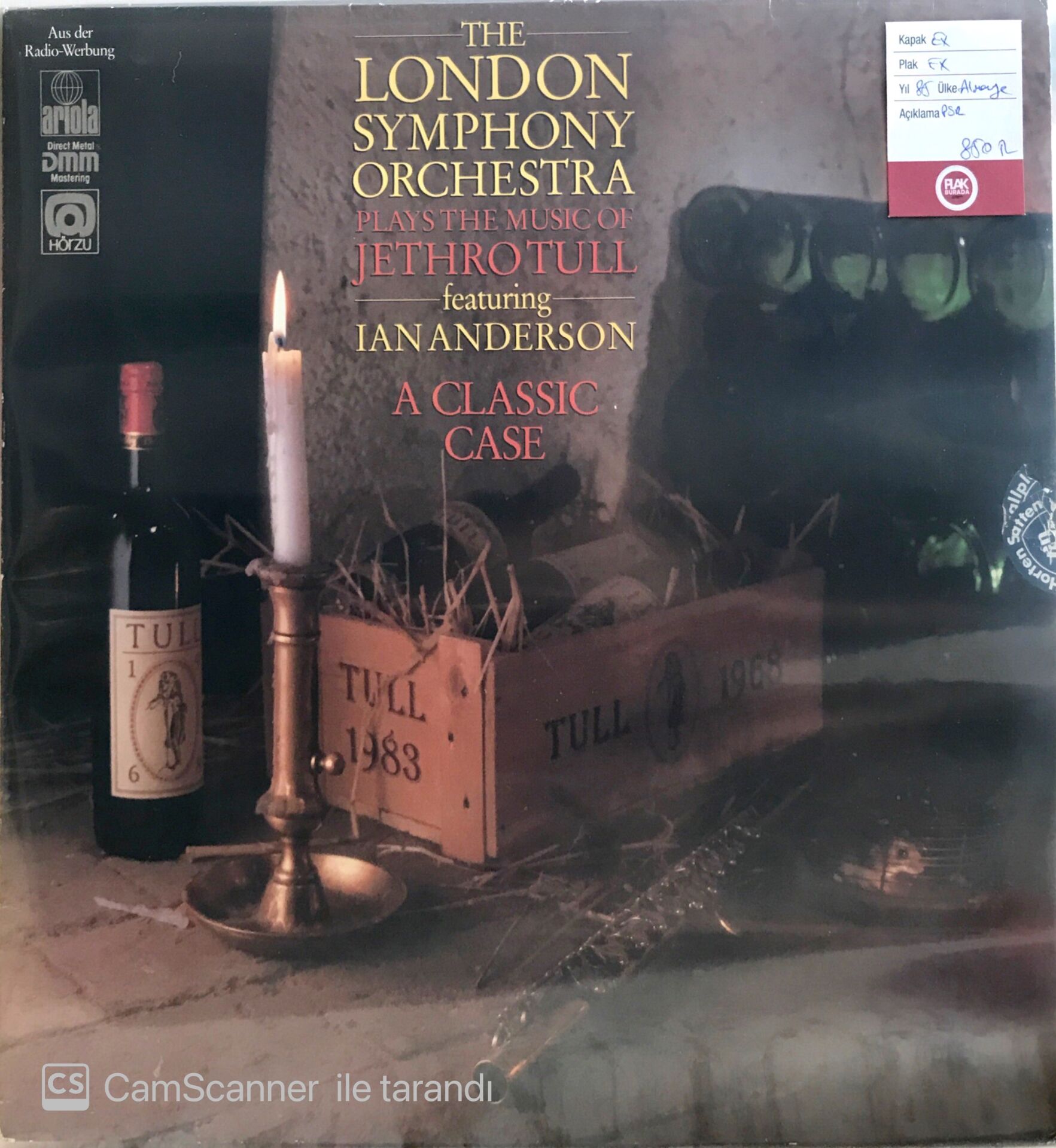 The London Symphony Orchestra Plays Music Of Jethro Tull LP