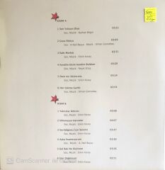 Erkin Koray - Silinmeyen Hatıralar - LP