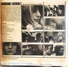 Marianne Faithfull Go Away from my World LP
