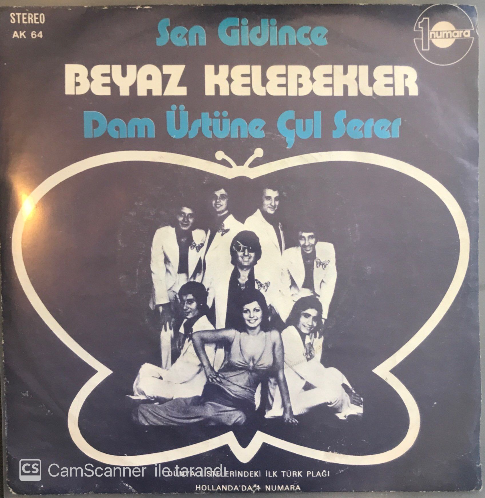 Beyaz Kelebekler Sen Gidince 45lik