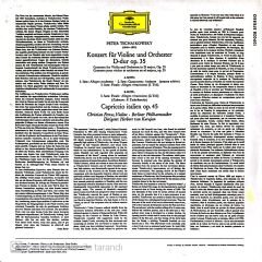 Tchaikovsky Violin Concerto, Capriccio Italien LP