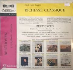 Beethoven Symphonie n' 9 En Re' Mineur Opus 125 'Avec Choeurs' LP
