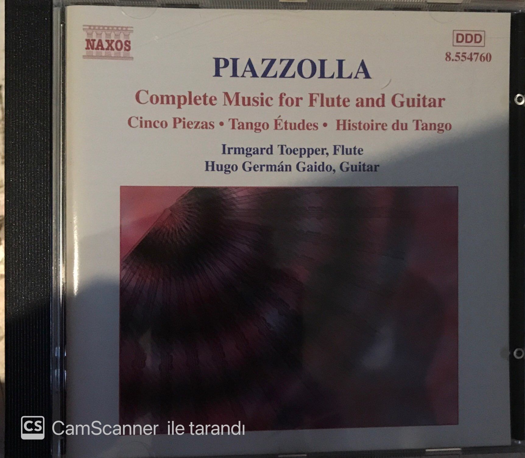 Piazzolla - Music For Flute And Guitar CD