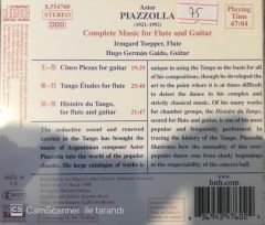 Piazzolla - Music For Flute And Guitar CD