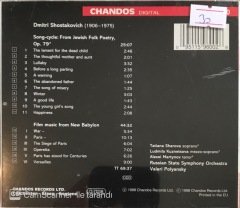Shostakovich New Babylon Film Music Etc CD