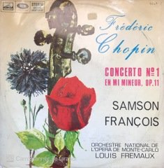 Frederic Chopin Concerto No. 1 En Mi Mineur Op. 11 LP