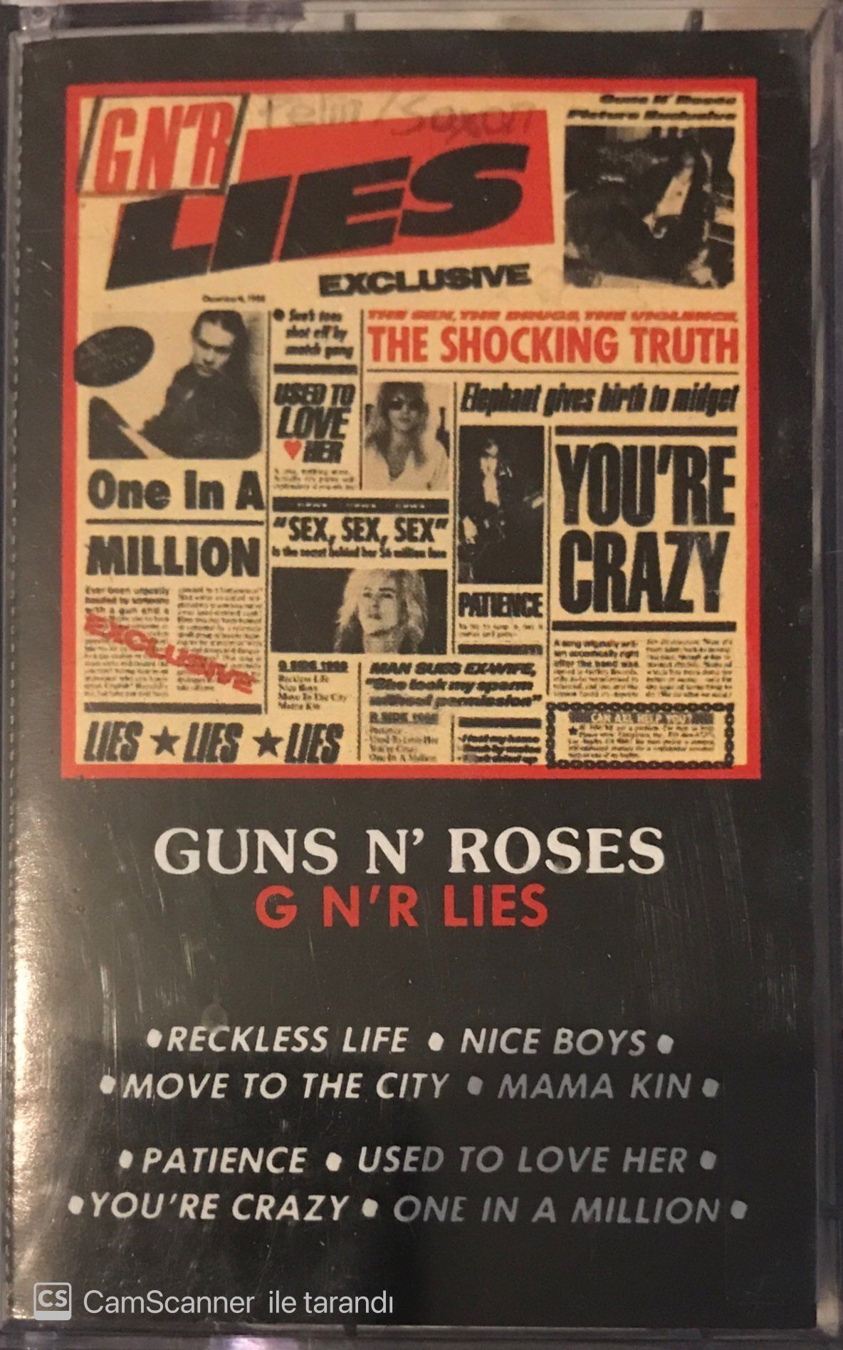 Guns N' Roses  - G N'R Lies  KASET