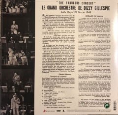 Dizzy Gillespie – The Fabulous Pleyel Jazz Concert vol. 1 - 1948 LP