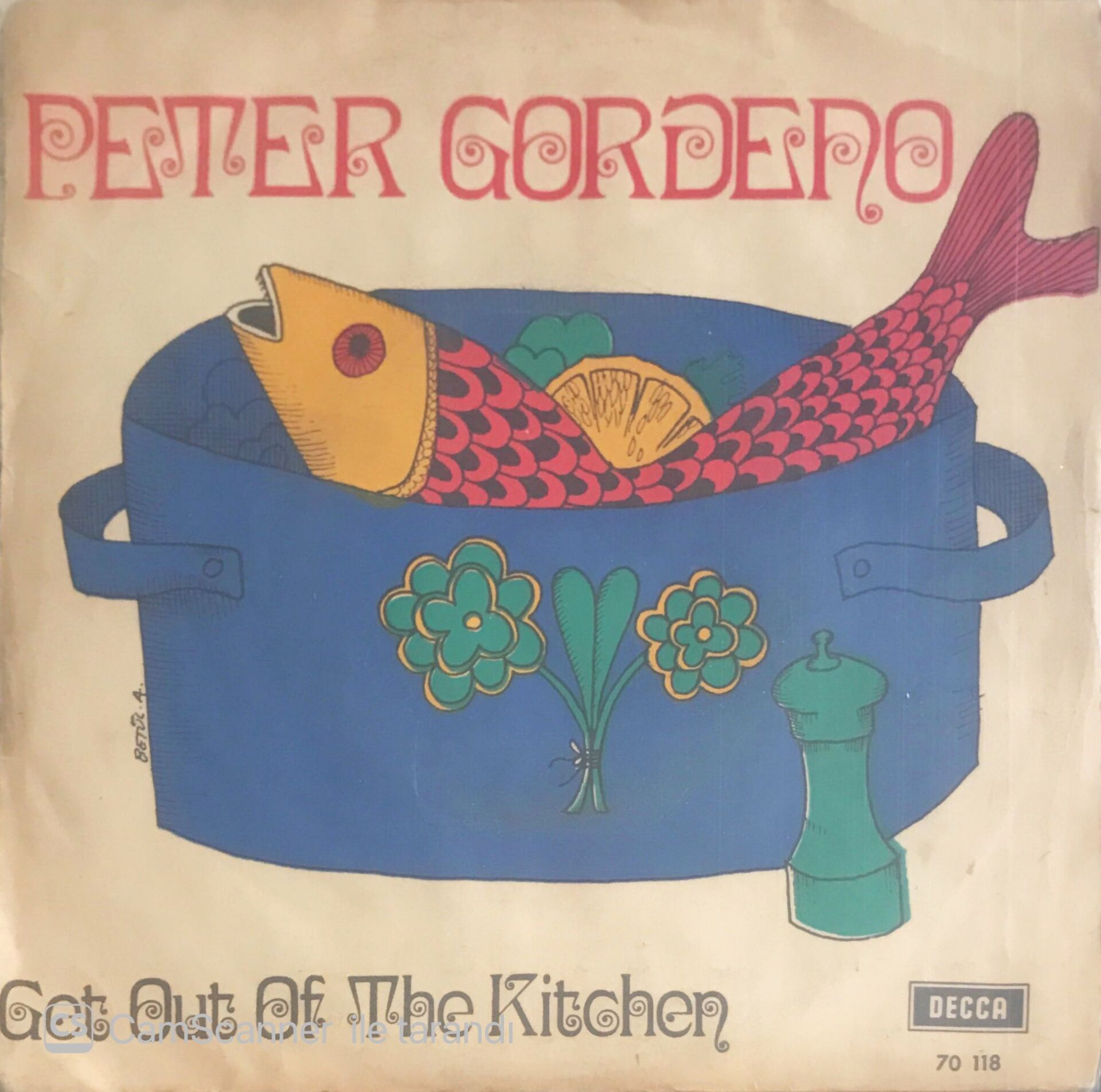 Peter Gordeno - Get Out Of The Kitchen/Mind Excursion - 45'lik