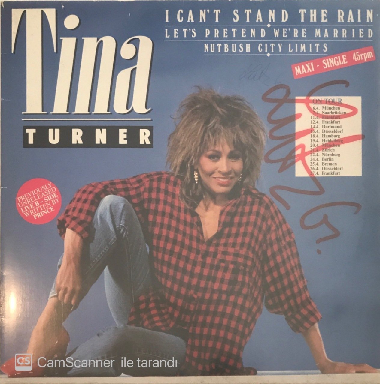 Tina Turner I Can't Stand The Rain MAXI