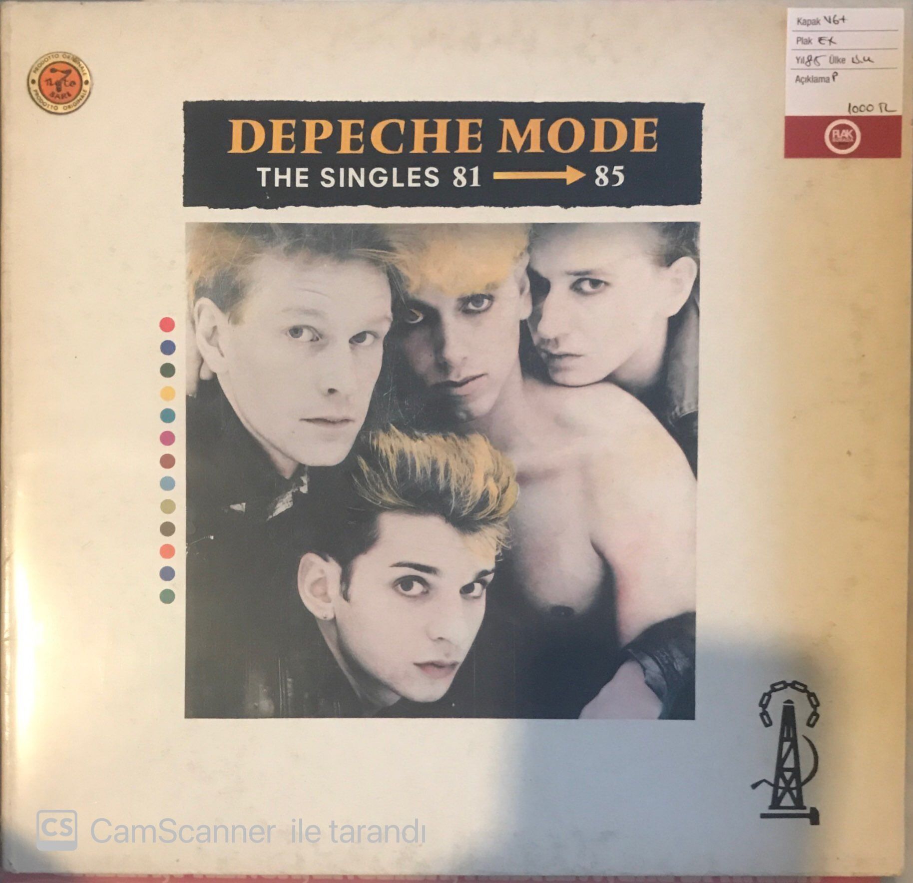 Depeche Mode - The Singles 81-85 LP