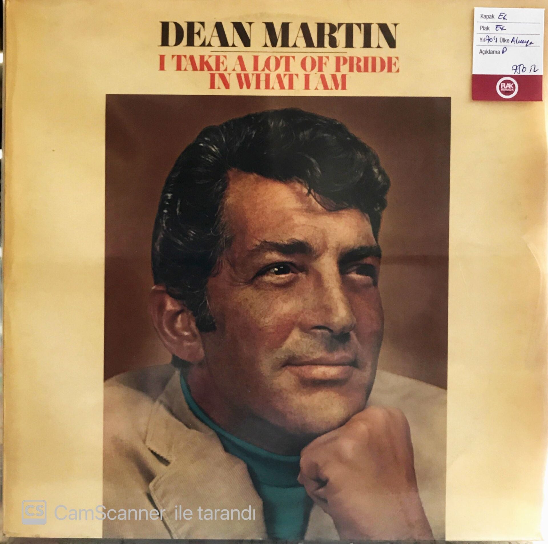 Dean Martin i Take a lot of Pride in what i am LP